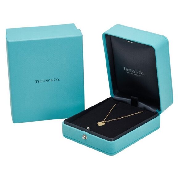 TIFFANY Authentic 18k Gold Heart Necklace - Picture 7 of 9